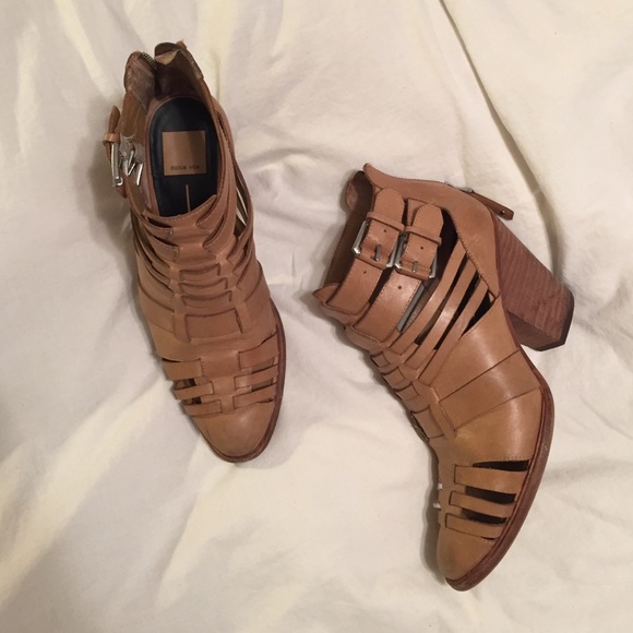 Dolce Vita Leather Sandal Heels