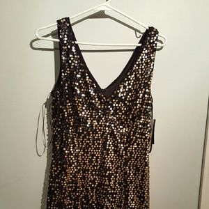 SIZE 10 AB STUDIO COCKTAIL DRESS SEQUINED
