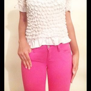Hot Pink Skinny Jeans