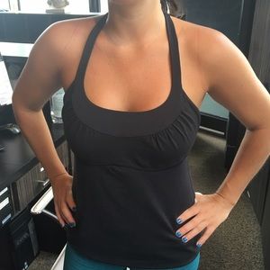 Lulu Black Tank Top Size 4