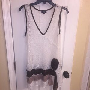 Sheer dressy top from dressin' gaudy. Worn once