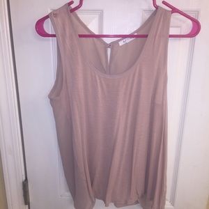 Top. Sheer. The back gaps open. So pretty!