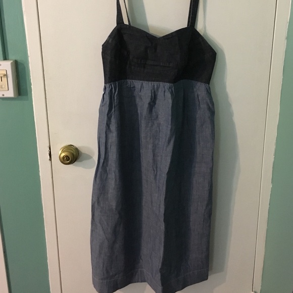 Jean dress/2 shades of blue