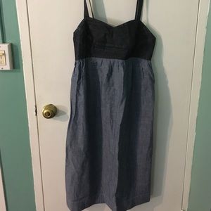 Jean dress/2 shades of blue