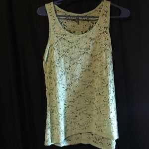 Lace tank top