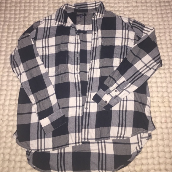 Madewell Flannel - black & white