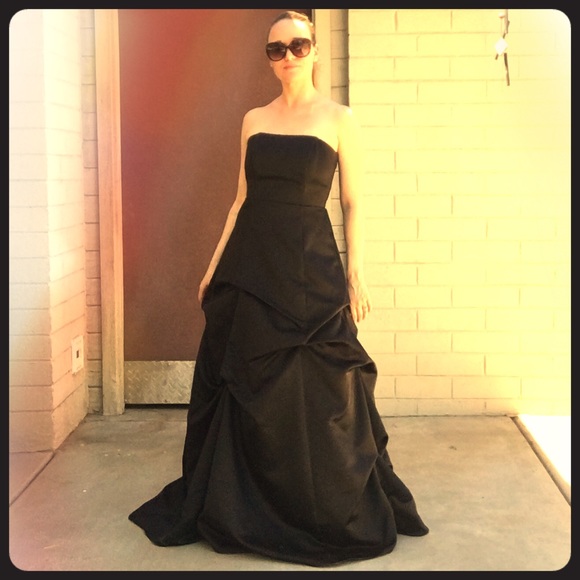 Black Bride's Maid Dress