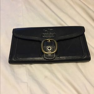Coach Black Leather Wallet