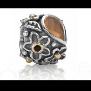 Moonstone Flower Pandora Charm