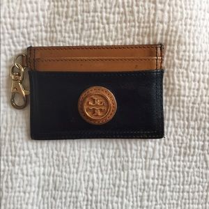 Tory Burch card holder with keychain