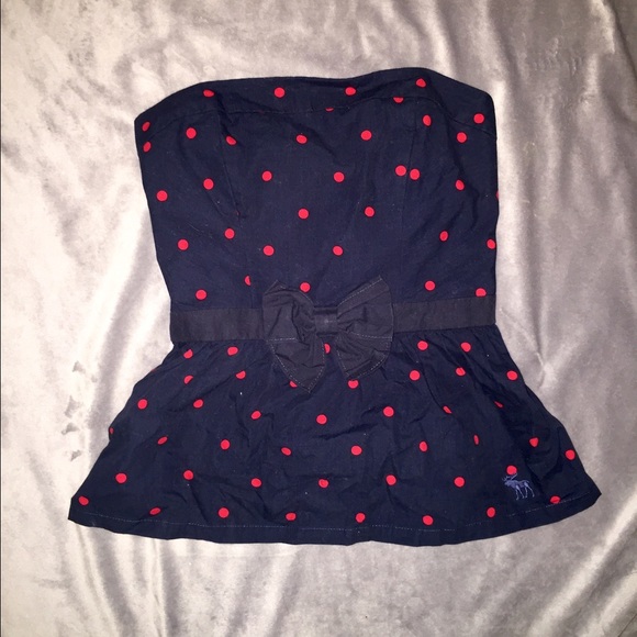 Strapless Abercrombie & Fitch top ♡