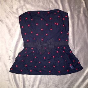 Strapless Abercrombie & Fitch top ♡