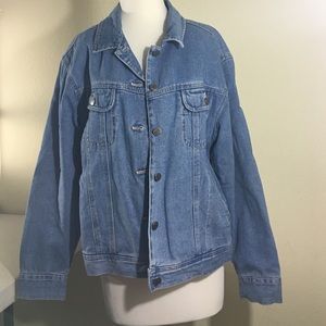 J.Jill lined denim jacket