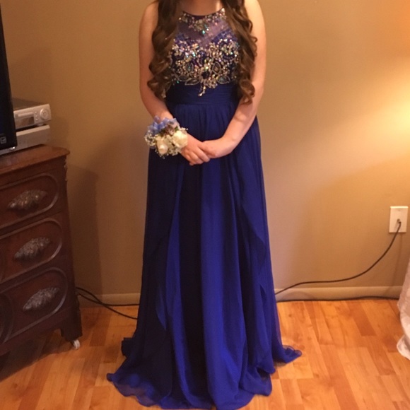 Royal Blue Prom Dress - Picture 1 of 2