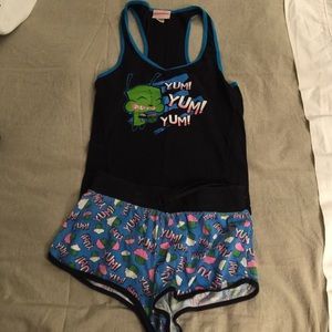 Invader Zim Sleeping set