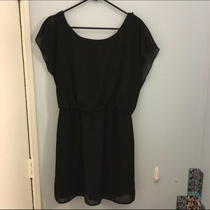 Black Blouson Dress