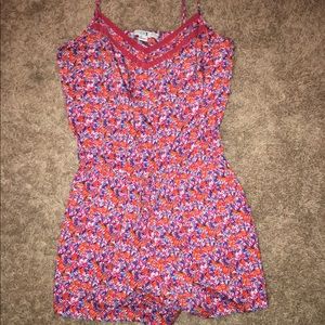 forever 21 patterned romper!