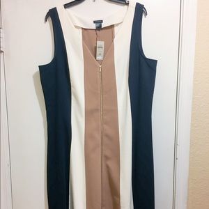 Ann Taylor zipper work dress
