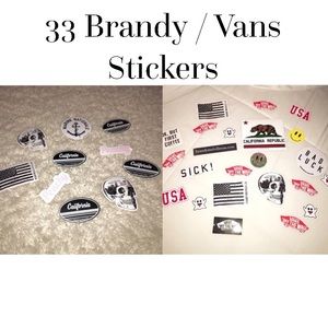 Brandy Melville + Vans Stickers (33) ✨💕