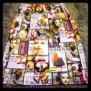 Awesome magazine plus midi skirt size 3x