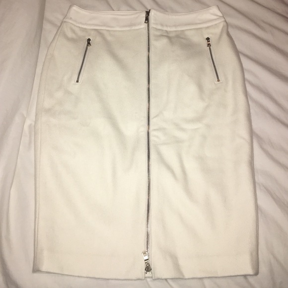Ann Taylor White Skirt