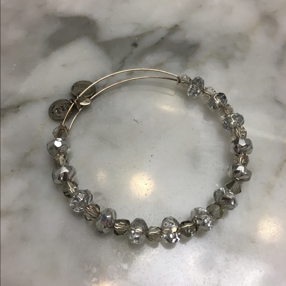 Alex & Ani Silver beaded bracelet