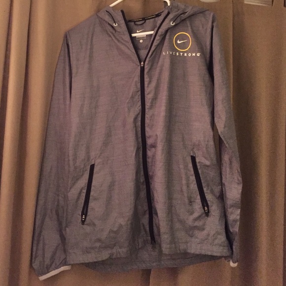 Grey Nike livestrong jacket