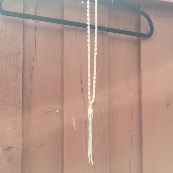 Long Silver Necklace