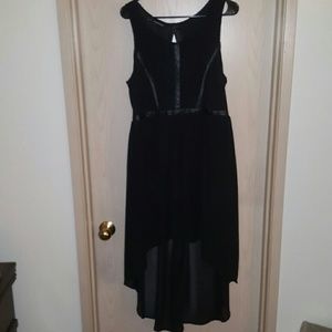 Maurice's black high low dress