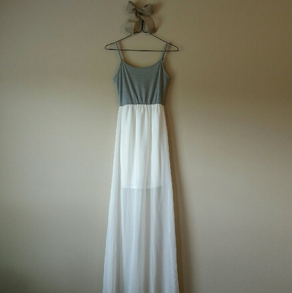 Minimalist Chic Sheer Maxi Dress