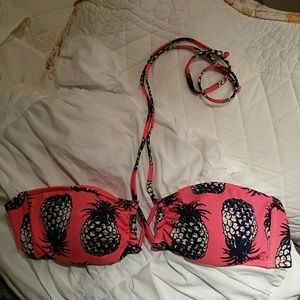 Roxy Neon Pineapple Swim Top