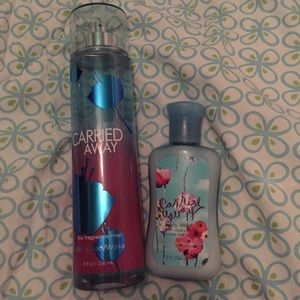 B&BW Carried Away Body Spray and Mini Lotion
