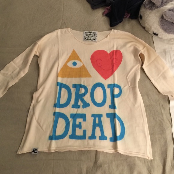 *****TRADED***DROP DEAD I heart drop dead Tshirt