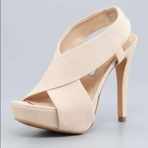 Diane von Furstenburg Zia heel in Fawn Suede - Picture 1 of 4