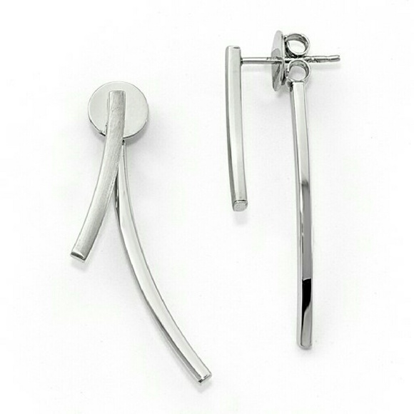 14kt White Gold Front /Backs