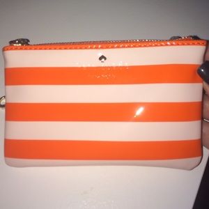 Striped Kate spade coin purse!