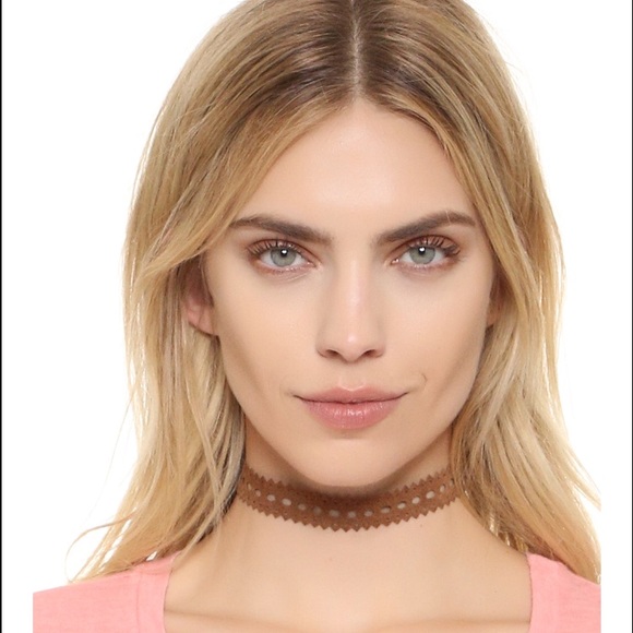 Vegan Suede Cutout Choker - Picture 2 of 2