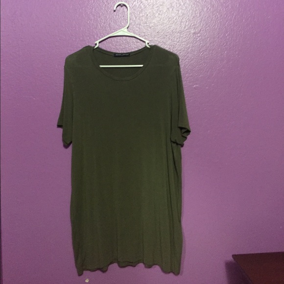 Brandy Melville green tshirt dress