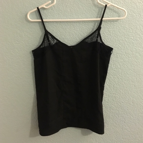 SOLD Brandy Melville black lace trim tank
