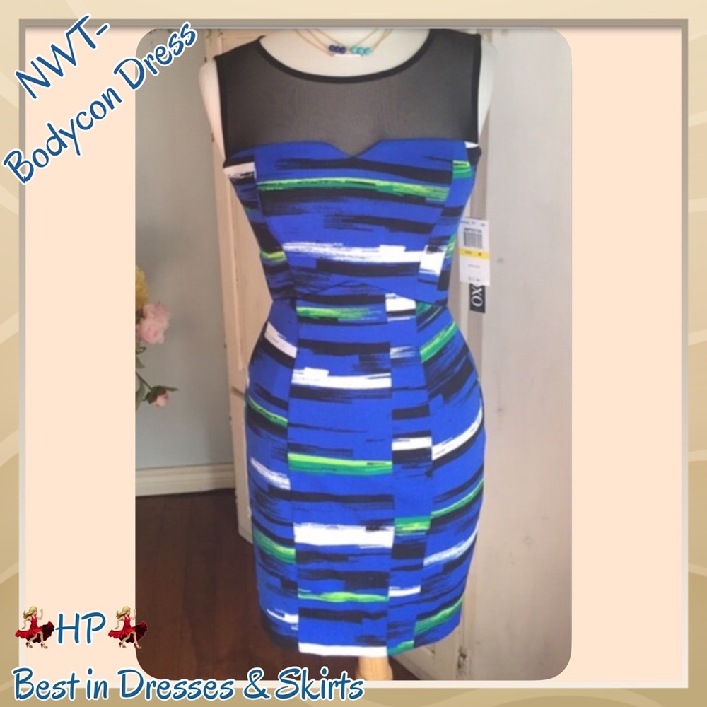 💃HP💃🆕Gorgeous Bodycon dress by XOXO - Picture 1 of 3