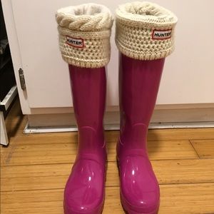 Hunter rain boots