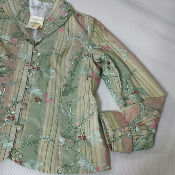 Coldwater creek embroidered jacket sz xs nwt $129 - Picture 3 of 4