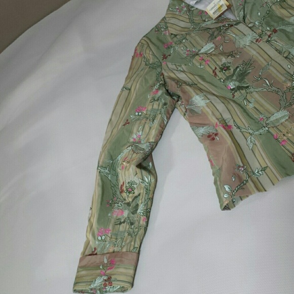 Coldwater creek embroidered jacket sz xs nwt $129 - Picture 4 of 4