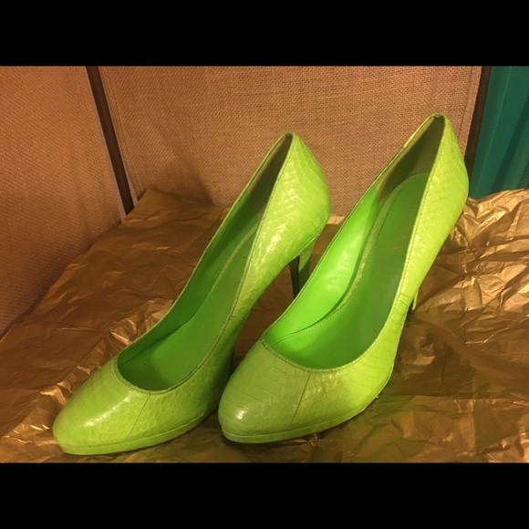 Lauren Ralph Lauren Kailey Snake Skin Pumps