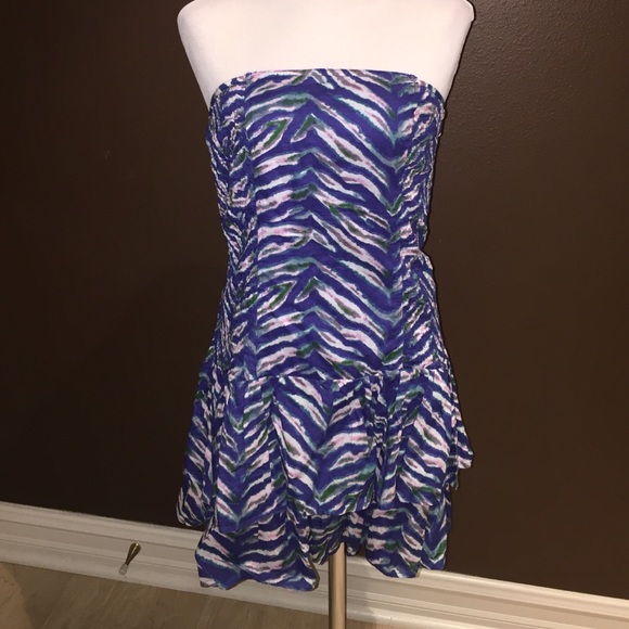 Moda International Backless tube dress. Tye dye