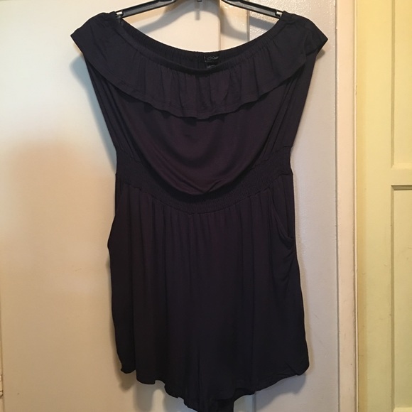 🆕 Navy Blue Plus Size Romper