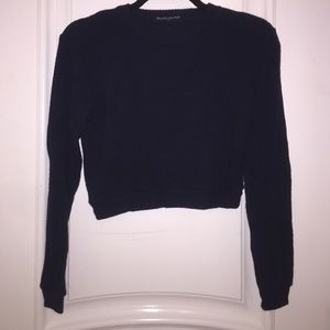 Crop sweater