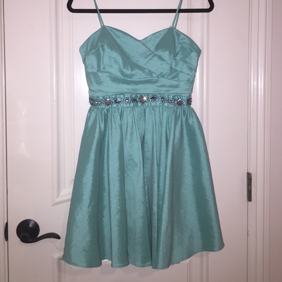 Turquoise dress