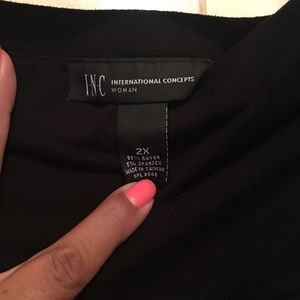 INC Plus Size A-Line Skirt
