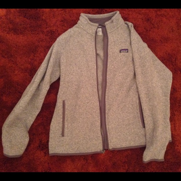 Patagonia grey & white speckled jacket